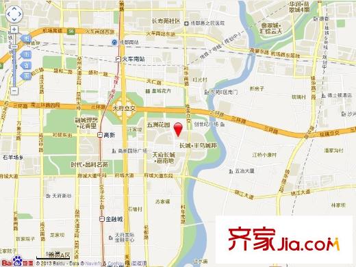 天府長城柏南郡交通圖
