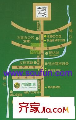 南陽錦城交通圖