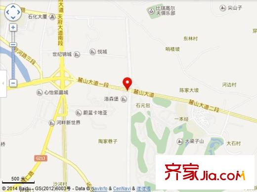 洛森堡新殿二期交通圖電子區(qū)位圖