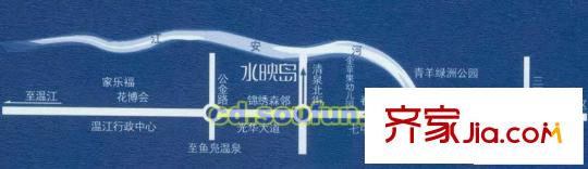 大華水映島交通圖