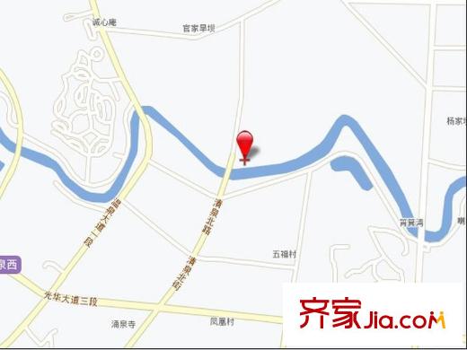 大華水映島交通圖交通示意圖