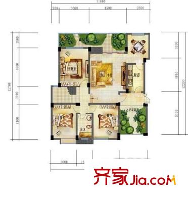 大華水映島戶型圖戶型圖 