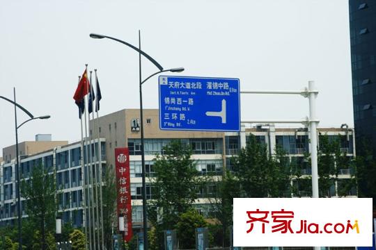 奧克斯廣場配套圖周邊路標牌（2011.6.20）