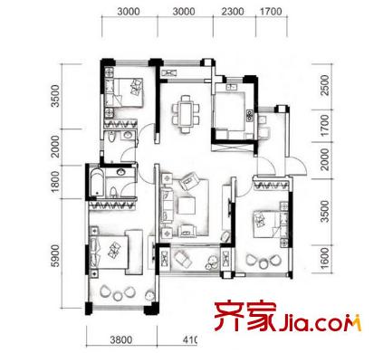 城南優(yōu)品道廣場戶型圖戶型圖 