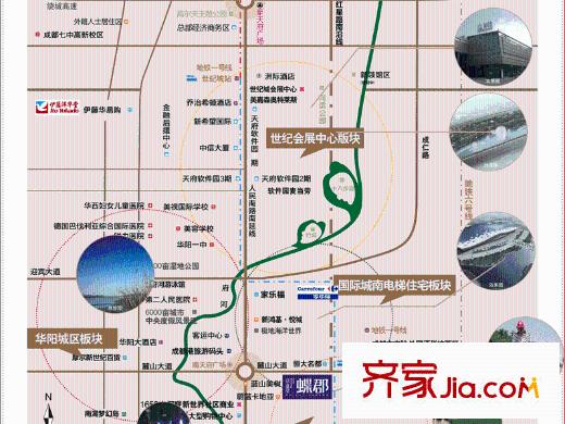 洛森堡新殿二期交通圖蝶郡區(qū)位圖