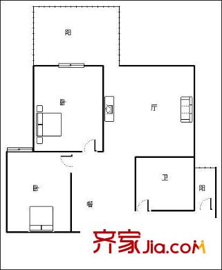 欣宇都市港灣 0室 戶型圖
