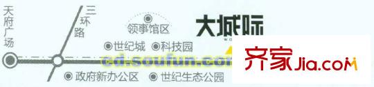 大城際交通圖