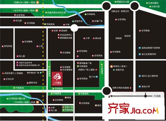 上行錦繡交通圖