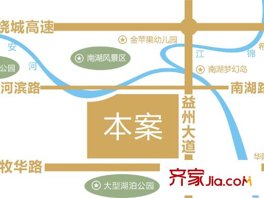 遠(yuǎn)大中央公園交通圖