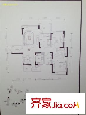 光華錦苑 3室 戶型圖