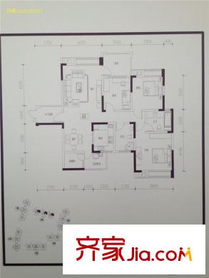 光華錦苑 3室 戶型圖