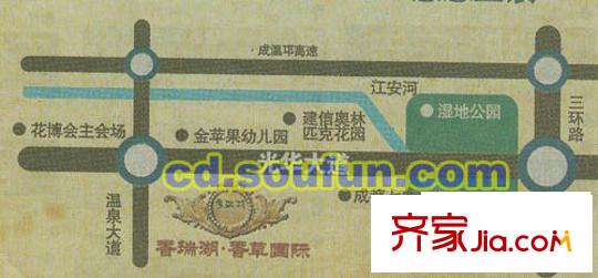 香草國(guó)際交通圖