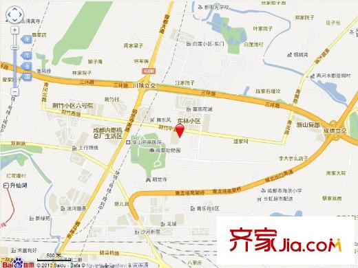 金科一城交通圖