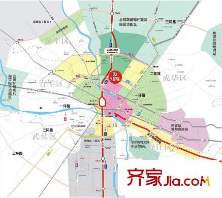 金牛萬達廣場交通圖區(qū)位圖