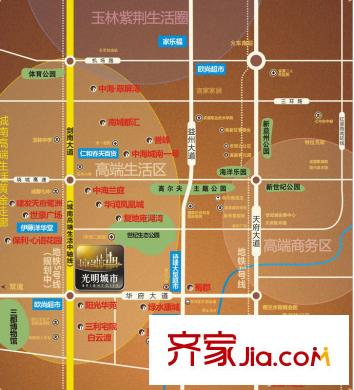 光明城市區(qū)位圖