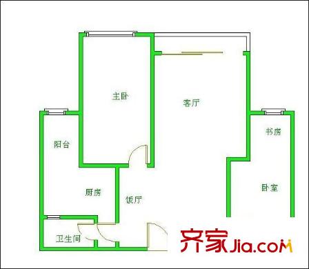 優(yōu)品道戶型圖戶型圖 2室2廳1衛(wèi)1廚
