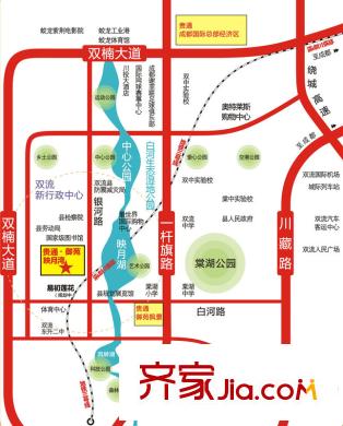貴通御苑映月灣區(qū)位圖