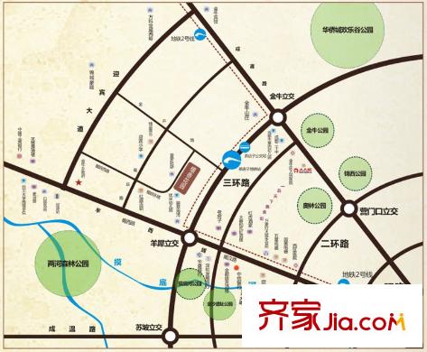 檀香花園區(qū)位圖