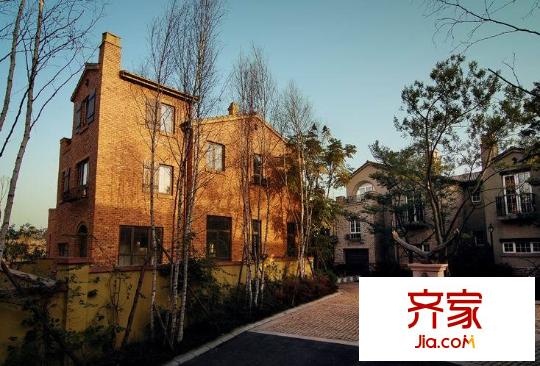 半山衛(wèi)城樸墅小區(qū)內(nèi)建筑外立面(2011.05)