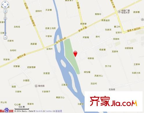金色湖岸電子地圖