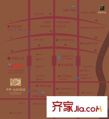 保利星座區(qū)位圖