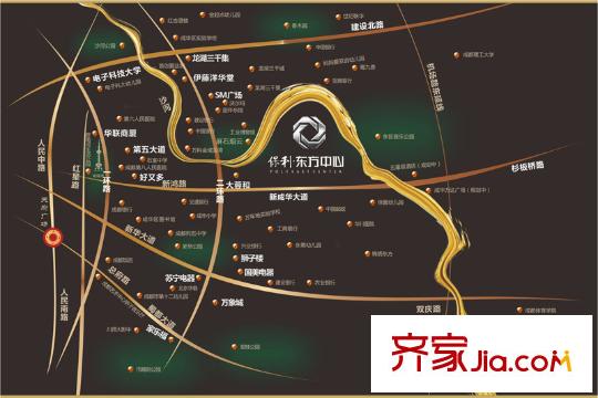 保利東方中心交通圖
