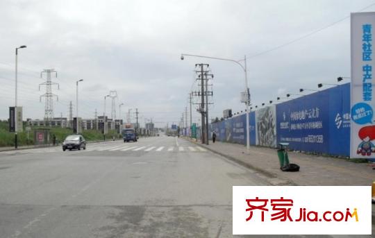 電建地產(chǎn)云立方云立方周邊馬路