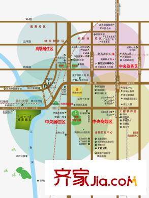 城南逸家區(qū)位圖