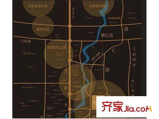 香榭國(guó)際區(qū)位圖