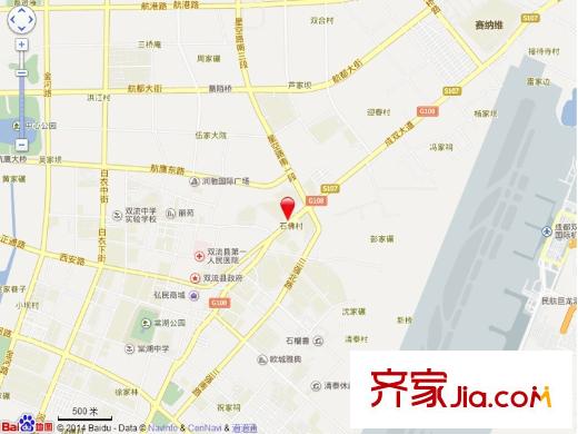 錦鎮(zhèn)2期錦璽交通圖