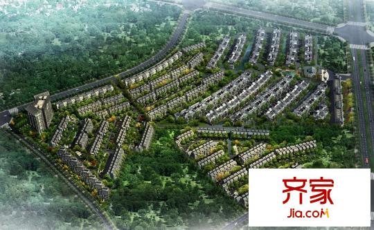 錦鎮(zhèn)2期錦璽鳥瞰效果圖