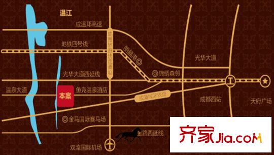 金色湖岸區(qū)位圖2