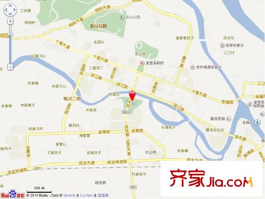 金海岸天府花園水城電子地圖