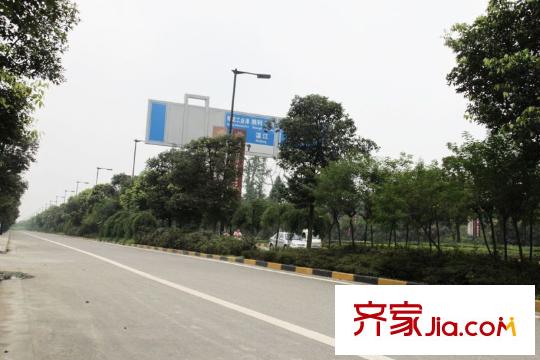 遠(yuǎn)大林語城別墅項(xiàng)目外公路實(shí)景(2010-08)