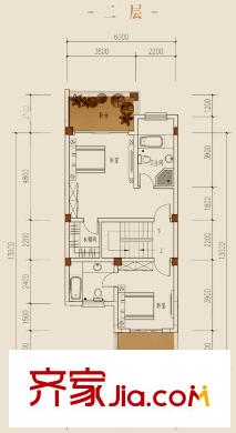 錦鎮(zhèn)2期錦璽二期33號樓A型二層 4室3廳4衛(wèi)1廚