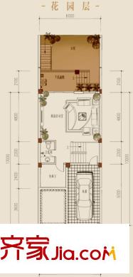 錦鎮(zhèn)2期錦璽二期33號樓A型花園層 4室3廳4衛(wèi)1廚