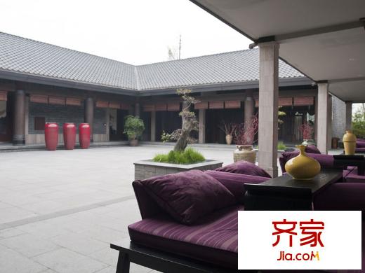 中國會館四合院中庭
