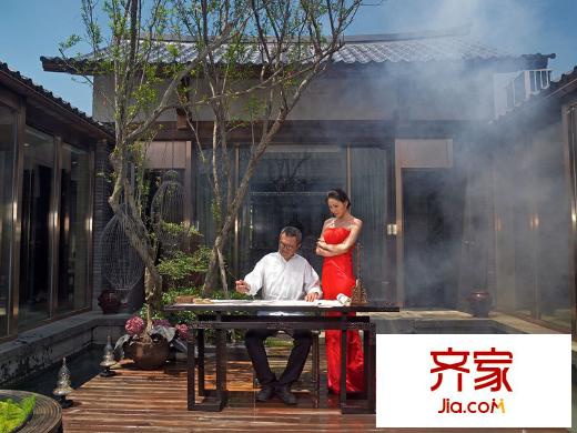 中國會館四合院中庭