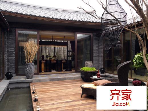 中國會館四合院中庭