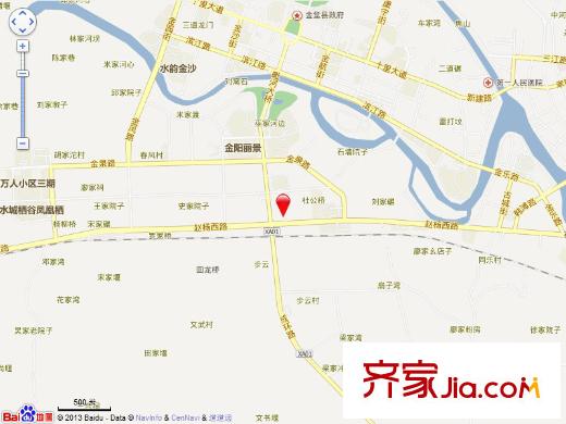 金堂金融中心電子地圖