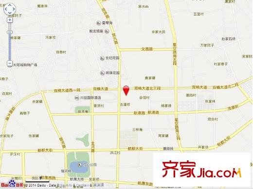 川網國際花園一期電子地圖