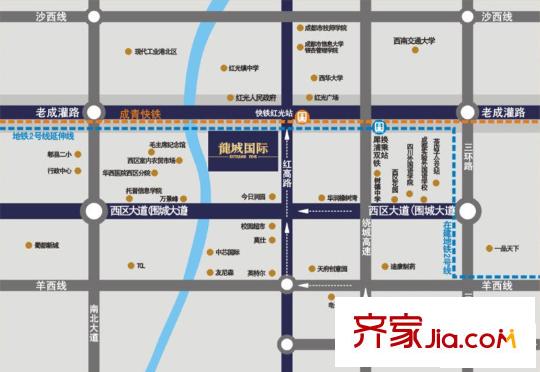 龍城國際區(qū)位圖