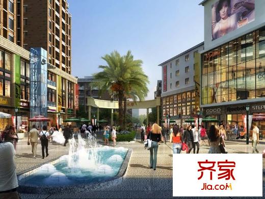 盛世星河入口廣場(chǎng)透視圖