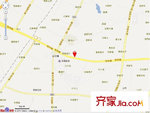 通瑞月光湖電子地圖