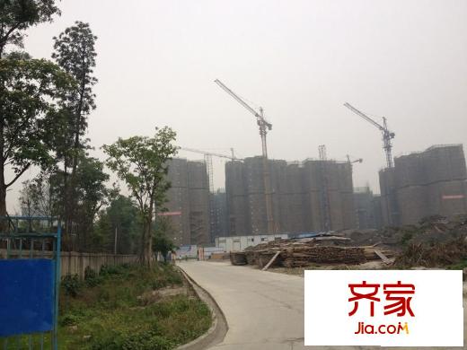 貴通御苑平方米楠城實景遠眺圖（2013.05）