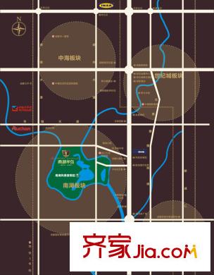 南湖半島區(qū)位圖