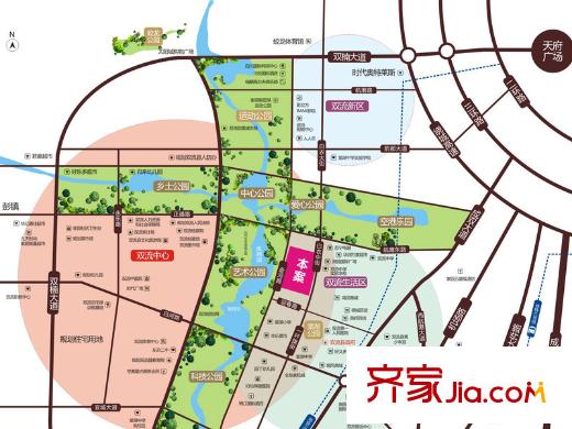交大歸谷楠岸區(qū)位圖