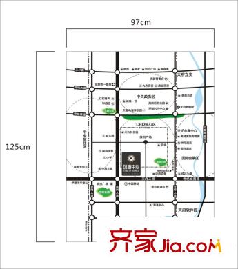 綠地之窗區(qū)位圖