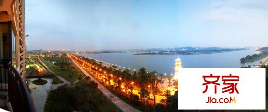 恒大御景半島河岸燈塔實景（20100.11）