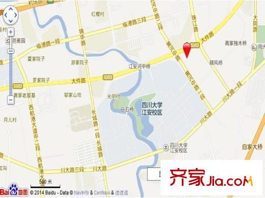成都新天地2期春天里交通圖